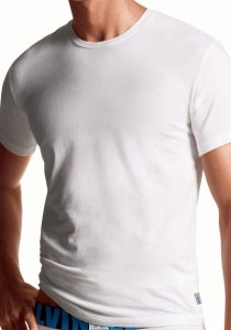 X COTTON CREW NECK T-SHIRT - WHITE