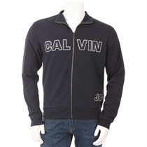 calvin klein Zip Through Jumper Blue