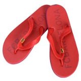 CALZADOS PUCHE FC Barcelona Flip Flops - KIDS - Deep Red - Size 1-2 (EU 33/34)