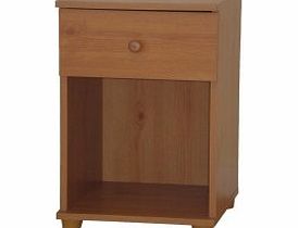 Cambridge Bedside Table Pine 1 Drawer Cabinet Cambridge Bedroom Furniture