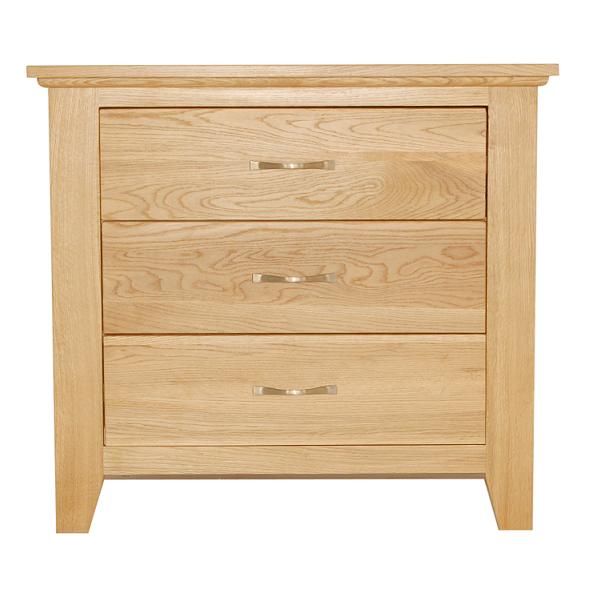 cambridge Oak 3 Drawer Chest