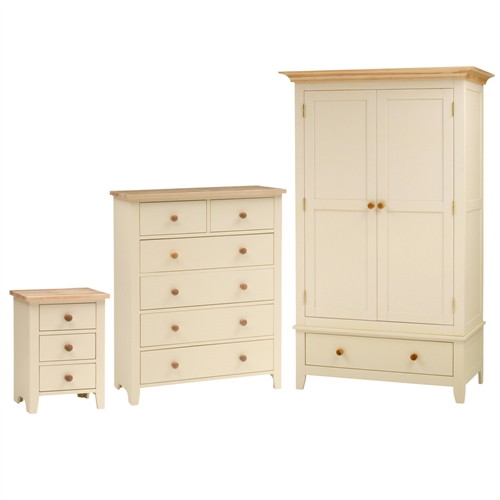 Camden Painted Double Wardrobe Bedroom Set