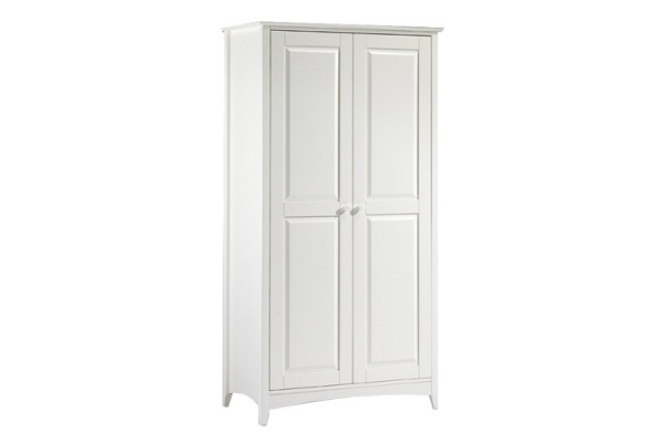 Cameo 2 Door Robe Barcelona White Ladies Wardrobe