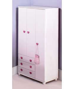 Cameo 3 Door 3 Drawer Wardrobe