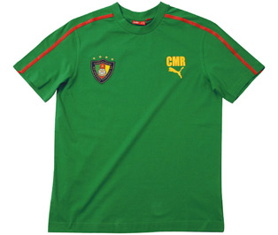 Puma Cameroon Football Tee 06/07