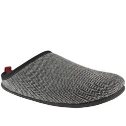 Camper Male Er Wabi Slipper Fabric Upper in Black and Grey