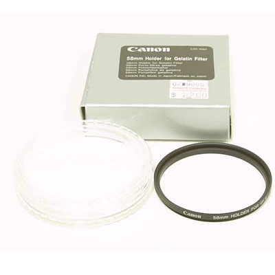 58mm Gelatin Filter Holder