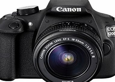 Canon EOS 1200D Digital SLR Camera with EF-S 18-55 mm f/3.5-5.6 III Lens (Certified Refurbished)