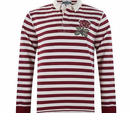 Canterbury England 1871 Rugby Shirt - Biking Red - Long