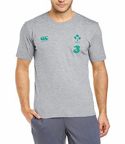 Mens Ireland Cotton Training T-Shirt - Classic Marl, Small