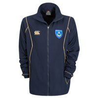 Portsmouth Elite Presentation Jacket - Navy/Gold.