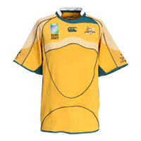 Wallabies Home RWC Pro Rugby Shirt 2007.