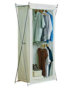 and Silver Extra Tall Single Wardrobe