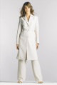 CANVAS womens longline crepe trouser suit