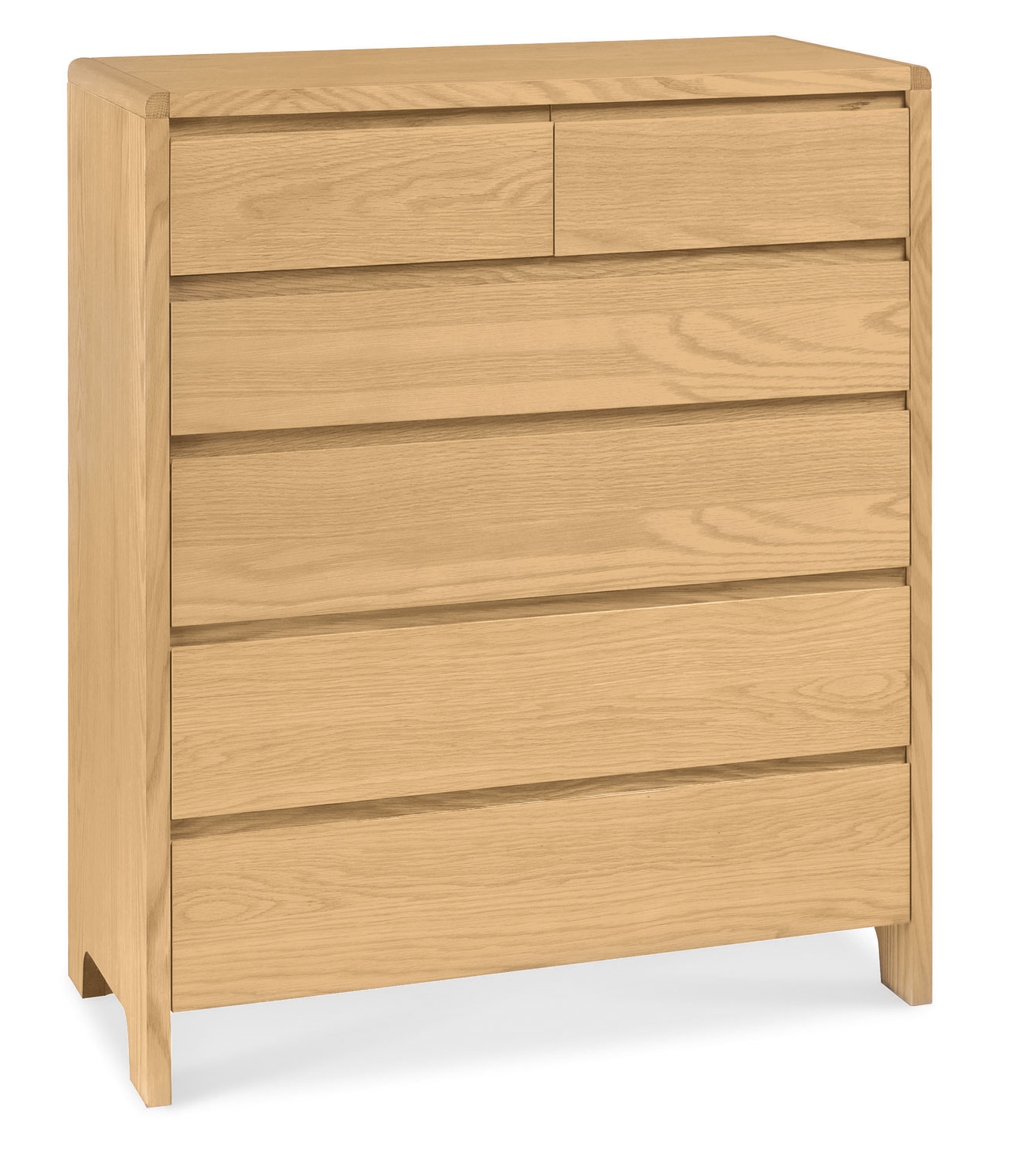 Capri Oak 2 4 Drawer Chest