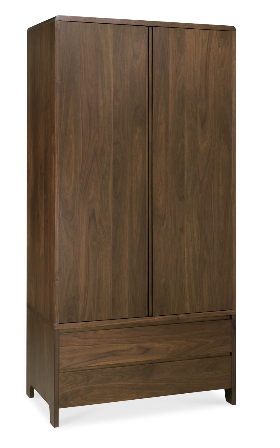 Capri Walnut Double Wardrobe