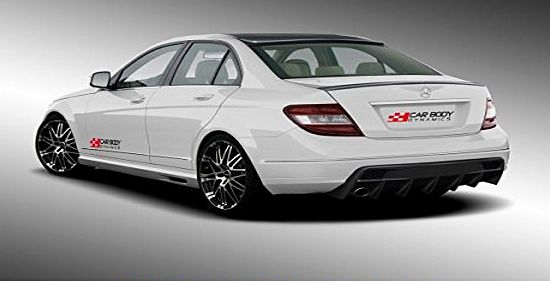 Car Body Dynamics - Mercedes C-Class W204 07- ABS Plastic Window Spoiler