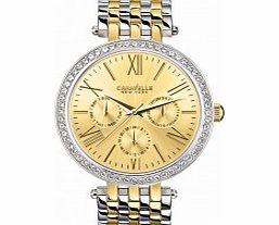 Caravelle New York Ladies Two Tone Chronograph