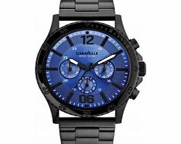 Caravelle New York Mens Logan Black Chronograph