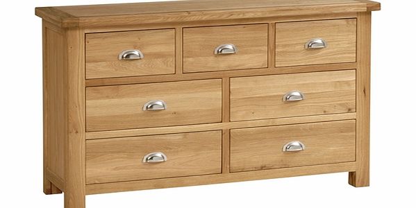 Carlisle Oak 3 over 4 Drawer Chest 584.007