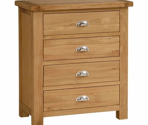 Carlisle Oak 4 Drawer Chest 584.008