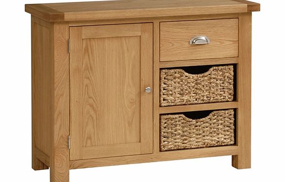 Carlisle Oak Small Sideboard with Baskets 584.022