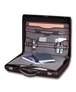 CARLTON Black Airtec Attache Case