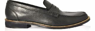 Black Leather Loafer