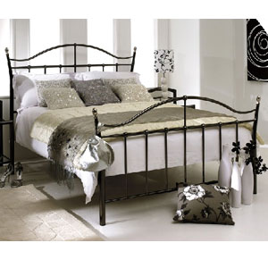 Carlton York 5FT Kingsize Metal Bedstead