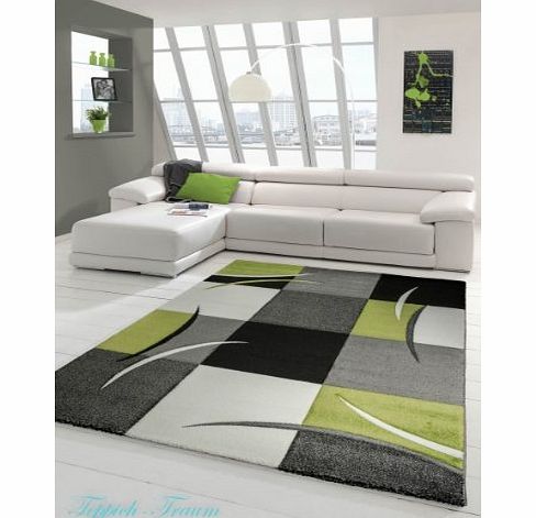 carpetcity Modern Diva Rug Hand-Finished Black / Cream / Green 160x230