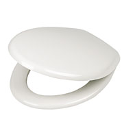 Carrara and Matta Atlantic Toilet Seat White