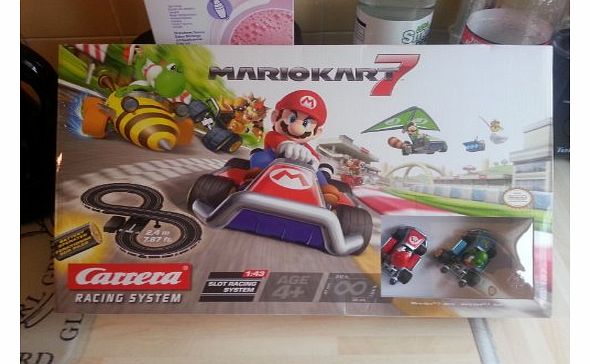 Carrera BNIB Mario Kart 7 Slot Cars Racing System Scalextric Figure 8 Track With Yoshi NEW