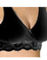 Lace Nursing Bra Black Medium