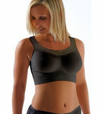 Carriwell Seamless Maternity Bra (Medium, Black)