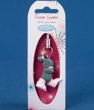 Carte Blanche Greetings Me To You Phone Charm - Tatty Teddy in Pink Stripe Socks