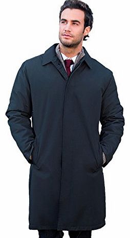 Mens rain coat black M