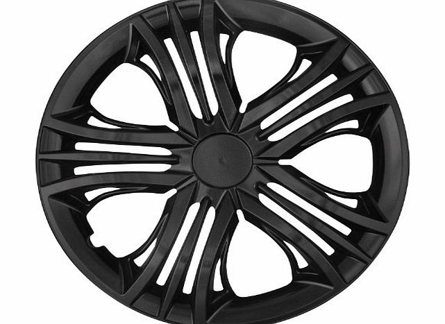 Cartrend 70302 Wheel Cover Set Fun, 13 Inches, Black - Car Wheel Trim-1 piece