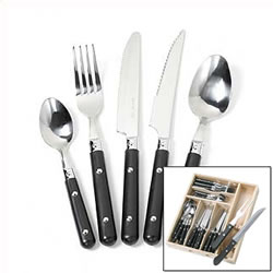 Bistro 32 Piece Cutlery Set