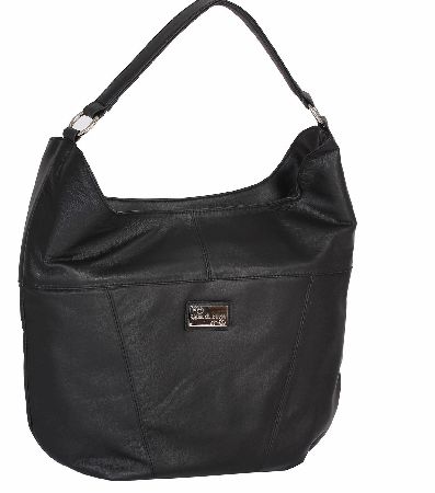 CASA DI BORSE Leather Large Scoop Hobo