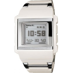 Ladies Baby G White Watch BG 2000C 7ER