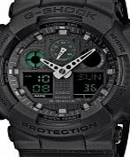 Casio Mens G-Shock Matt Black Resin Strap Watch