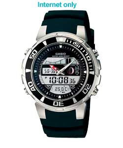 casio Sport Combi Black Mens Watch