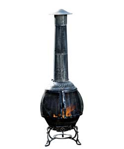 Iron Chiminea Outdoor Heater