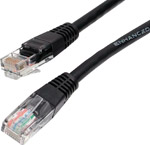 6 UTP Patch Cables ( Cat6 Black Patch .5m )