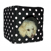 Cosipet Polka Dot Hideaway Black and Red