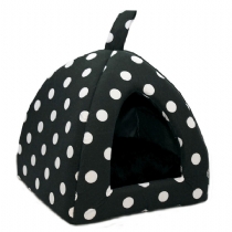 Cosipet Polka Dot Igloo Black and White
