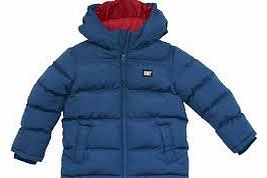 Caterpillar  BOYS JACKET KIDS INFANT-JUNIOR PUFFA COAT 2, 3, 4, 4/5, 6/7, 8/9, 14/16 YEARS TRUEBLUE HOODED NEW BOYSWEAR (14/16 YEARS)