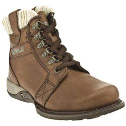 Caterpillar Female Caterpillar Nettie Leather Upper Casual in Dark Brown