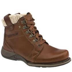 Caterpillar Female Nettie Leather Upper Casual in Tan