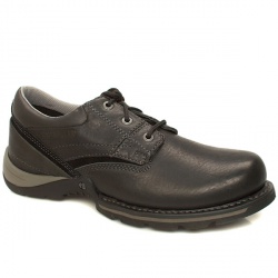 Caterpillar Male Brice Leather Upper in Black